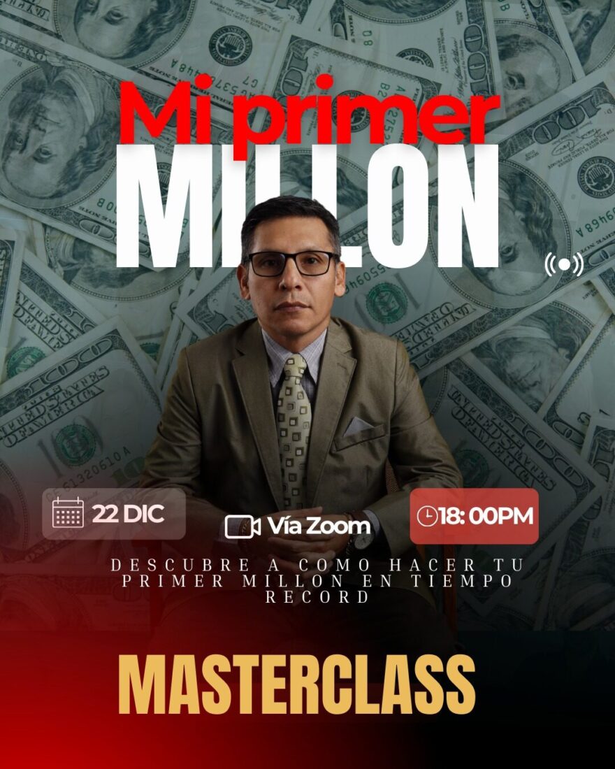 Masterclass Mi primer millón (1 mes)